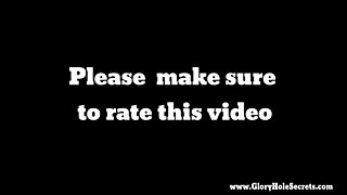 Gloryhole秘密的业余宝贝给gloryhole一试