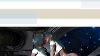 性感的3d技术-2爆他妈的一个女孩(很热)